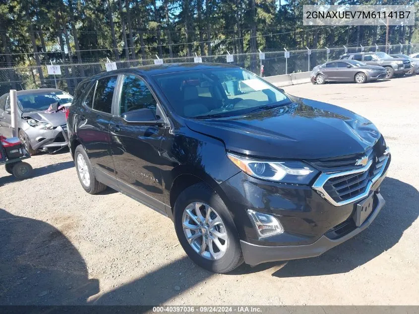 2GNAXUEV7M61141B7 2021 Chevrolet Equinox Awd Lt