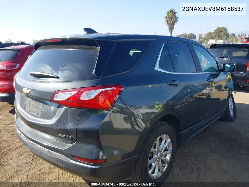 2GNAXUEV8M6158537 2021 Chevrolet Equinox Awd Lt