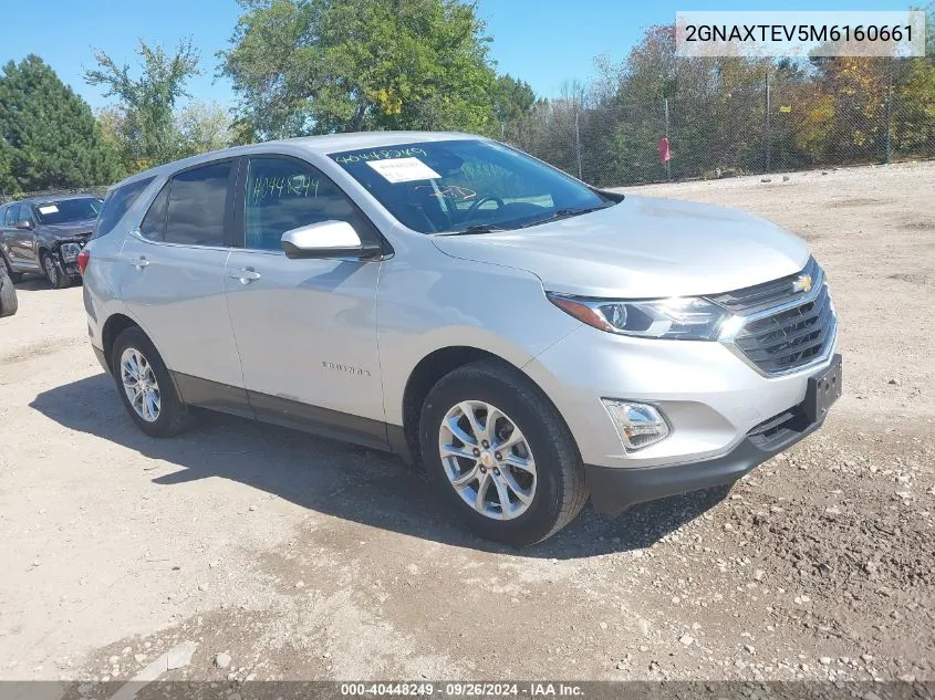 2021 Chevrolet Equinox Awd 2Fl VIN: 2GNAXTEV5M6160661 Lot: 40448249