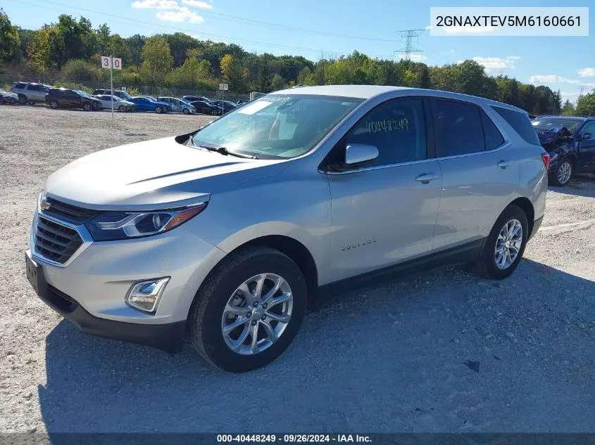 2021 Chevrolet Equinox Awd 2Fl VIN: 2GNAXTEV5M6160661 Lot: 40448249