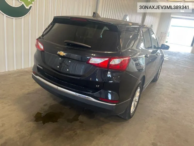 2021 Chevrolet Equinox Lt VIN: 3GNAXJEV3ML389341 Lot: 40454395