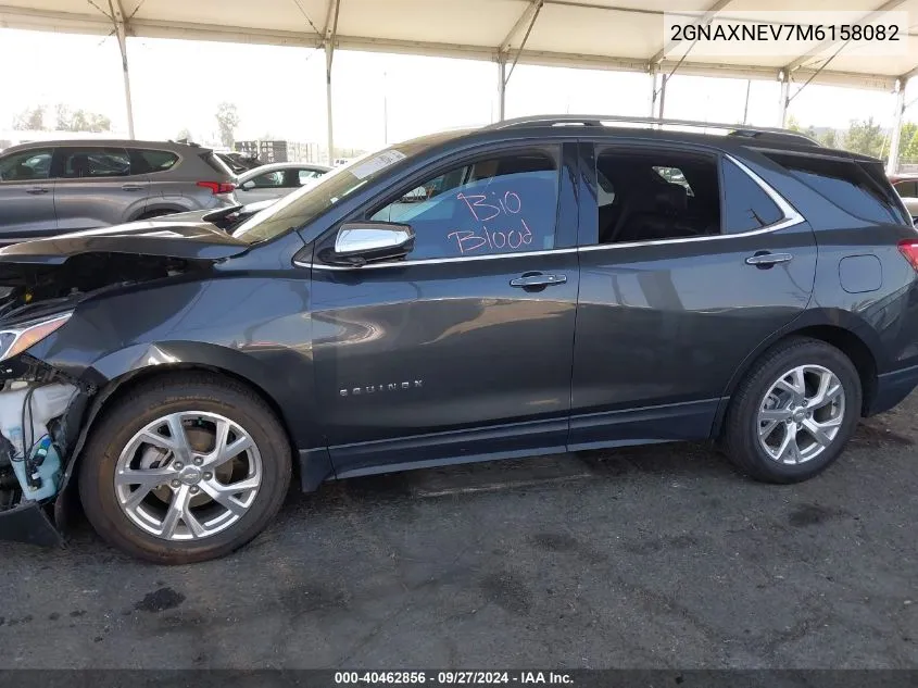 2021 Chevrolet Equinox Fwd Premier VIN: 2GNAXNEV7M6158082 Lot: 40462856