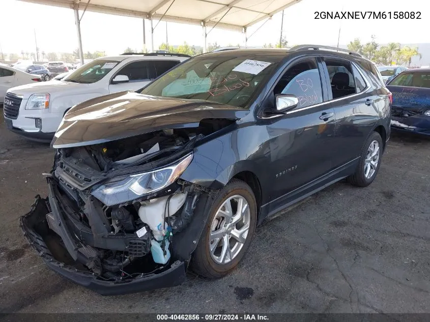 2021 Chevrolet Equinox Fwd Premier VIN: 2GNAXNEV7M6158082 Lot: 40462856