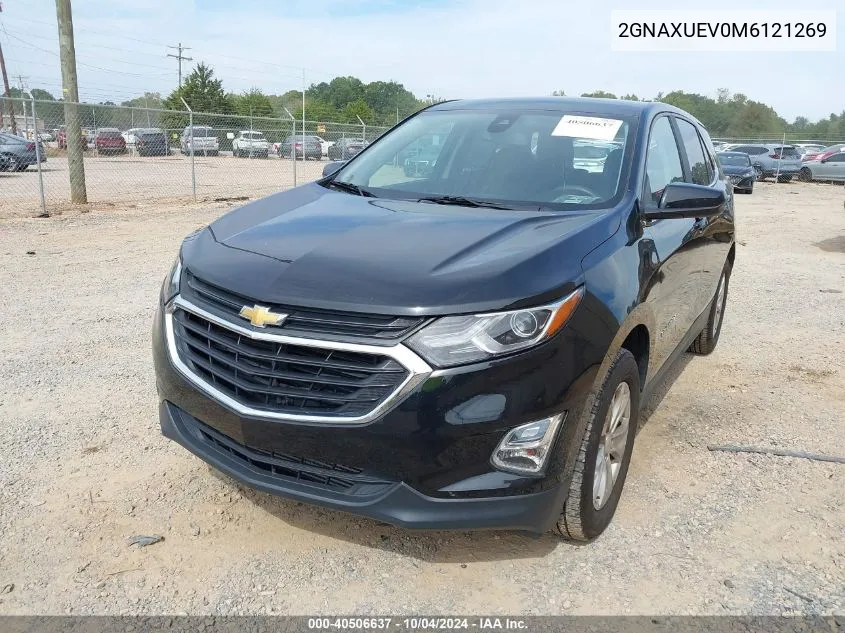 2021 Chevrolet Equinox Awd Lt VIN: 2GNAXUEV0M6121269 Lot: 40506637