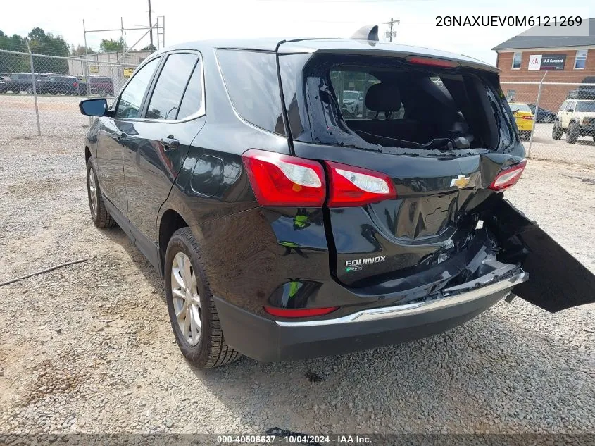 2021 Chevrolet Equinox Awd Lt VIN: 2GNAXUEV0M6121269 Lot: 40506637