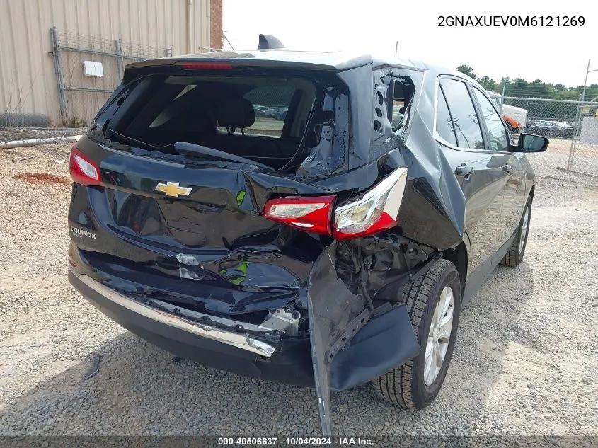 2021 Chevrolet Equinox Awd Lt VIN: 2GNAXUEV0M6121269 Lot: 40506637