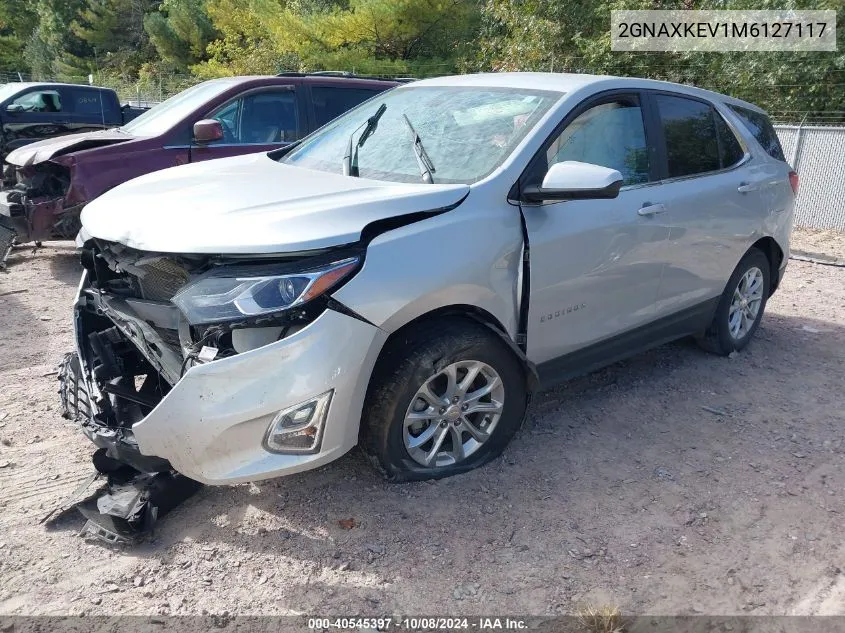 2021 Chevrolet Equinox Fwd Lt VIN: 2GNAXKEV1M6127117 Lot: 40545397