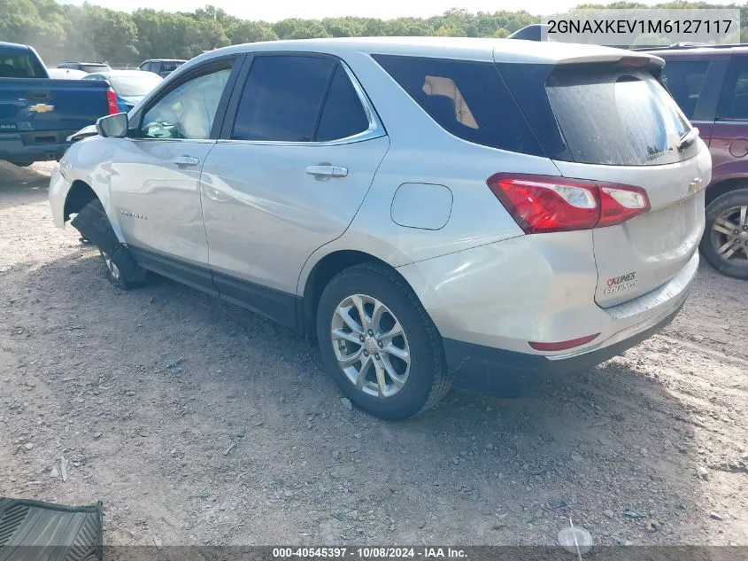 2021 Chevrolet Equinox Fwd Lt VIN: 2GNAXKEV1M6127117 Lot: 40545397