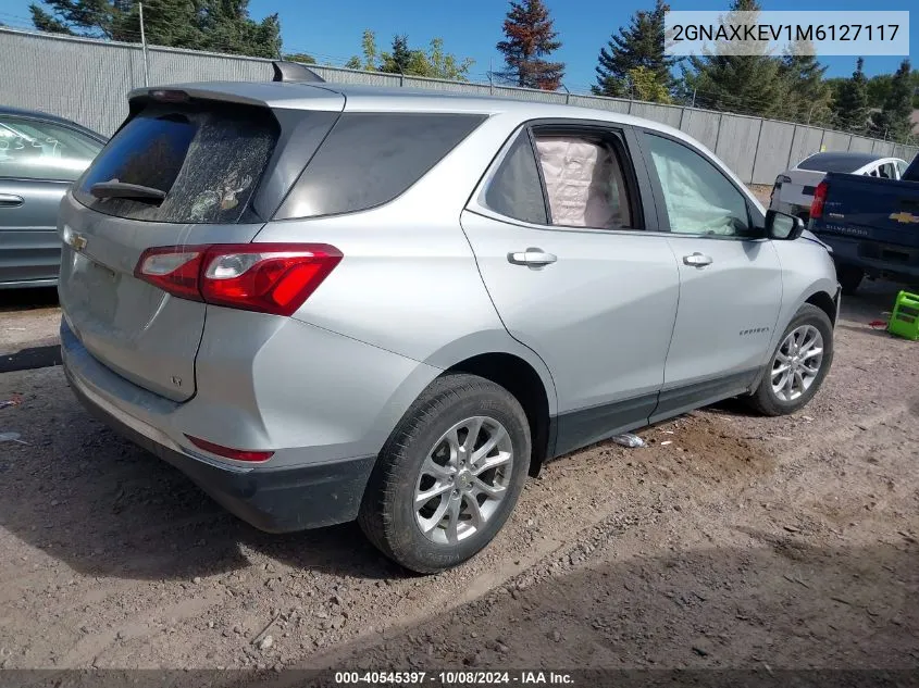 2021 Chevrolet Equinox Fwd Lt VIN: 2GNAXKEV1M6127117 Lot: 40545397