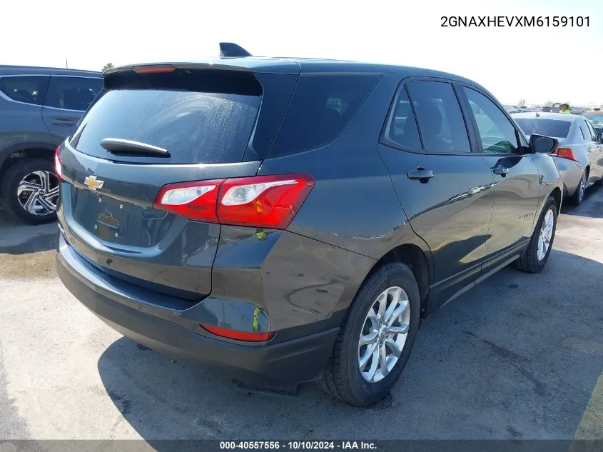 2021 Chevrolet Equinox Fwd Ls VIN: 2GNAXHEVXM6159101 Lot: 40557556