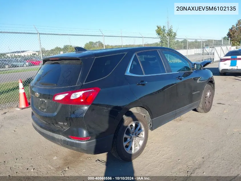 2021 Chevrolet Equinox Awd Lt VIN: 2GNAXUEV5M6102135 Lot: 40568556