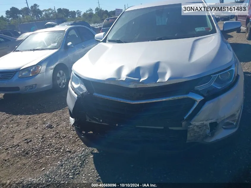 2021 Chevrolet Equinox Awd 2Fl VIN: 3GNAXTEVXMS161483 Lot: 40569896