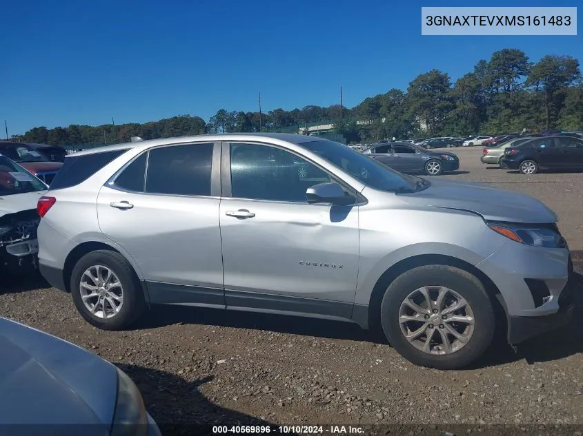 2021 Chevrolet Equinox Awd 2Fl VIN: 3GNAXTEVXMS161483 Lot: 40569896