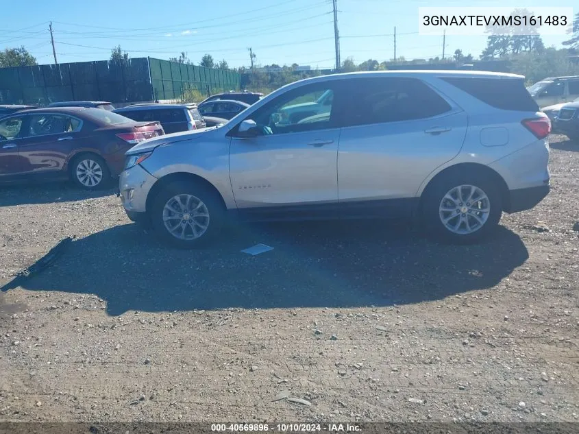 2021 Chevrolet Equinox Awd 2Fl VIN: 3GNAXTEVXMS161483 Lot: 40569896