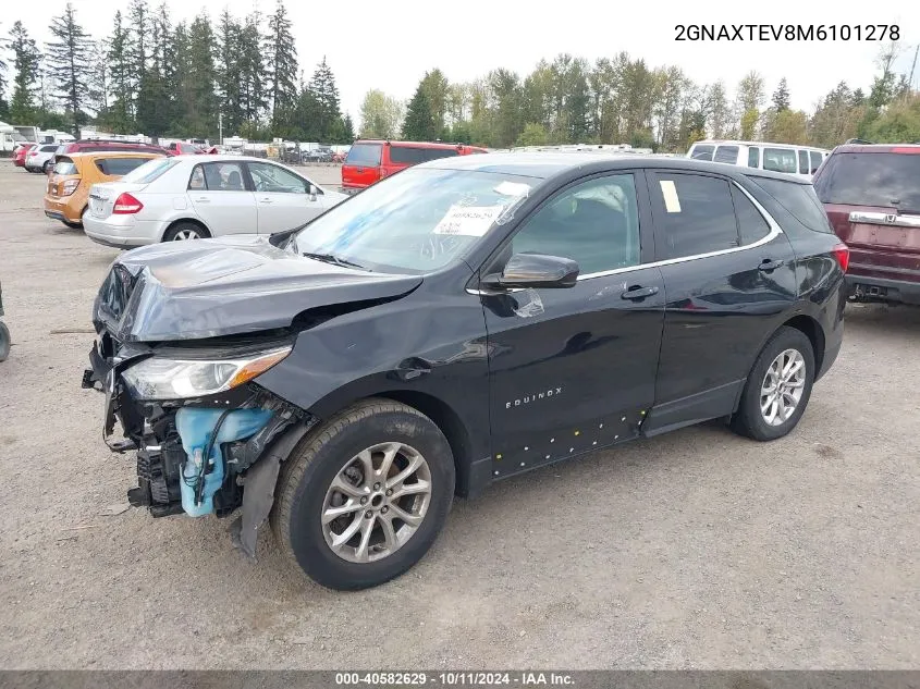 2021 Chevrolet Equinox Awd 2Fl VIN: 2GNAXTEV8M6101278 Lot: 40582629