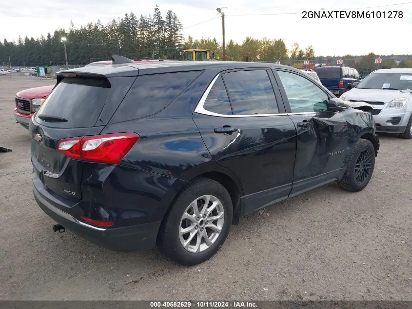 2021 Chevrolet Equinox Awd 2Fl VIN: 2GNAXTEV8M6101278 Lot: 40582629