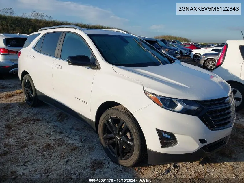 2021 Chevrolet Equinox Fwd Lt VIN: 2GNAXKEV5M6122843 Lot: 40591178