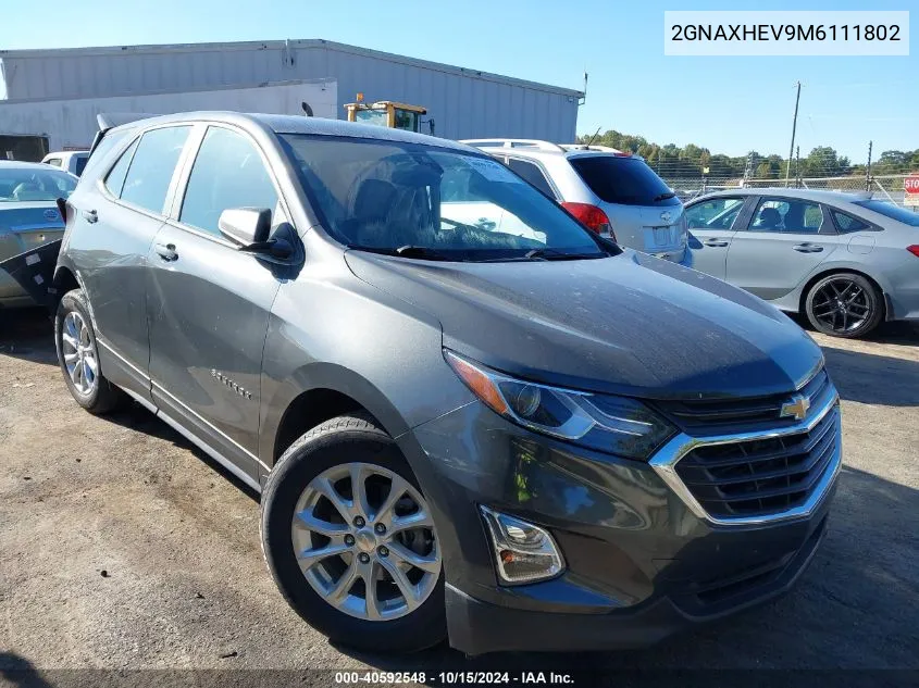 2021 Chevrolet Equinox Fwd Ls VIN: 2GNAXHEV9M6111802 Lot: 40592548