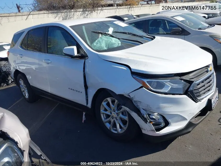 2021 Chevrolet Equinox Fwd Lt VIN: 2GNAXKEV1M6147755 Lot: 40624823