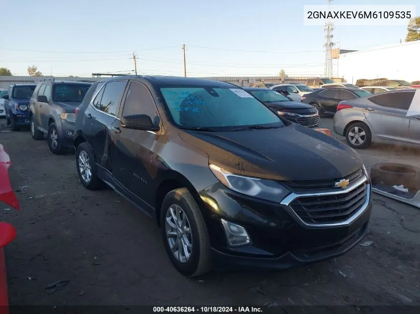 2021 Chevrolet Equinox Fwd Lt VIN: 2GNAXKEV6M6109535 Lot: 40636264