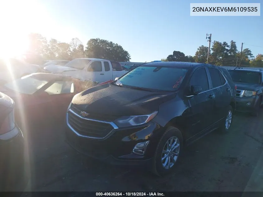 2021 Chevrolet Equinox Fwd Lt VIN: 2GNAXKEV6M6109535 Lot: 40636264