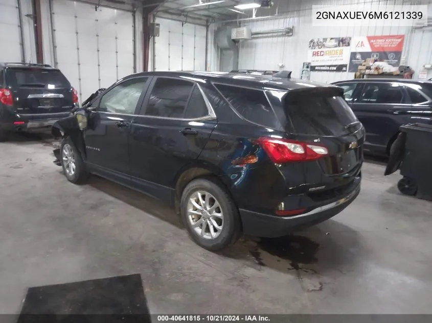 2021 Chevrolet Equinox Lt VIN: 2GNAXUEV6M6121339 Lot: 40641815