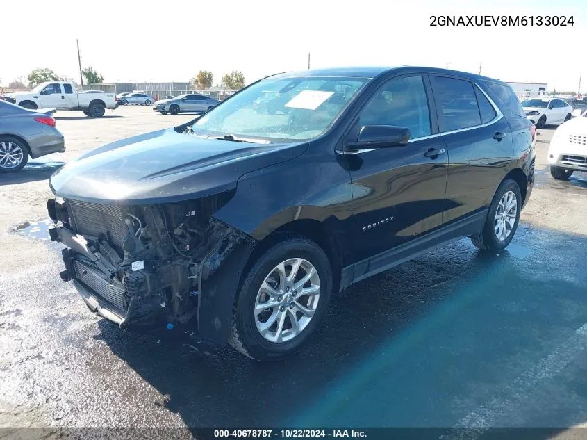 2021 Chevrolet Equinox Awd Lt VIN: 2GNAXUEV8M6133024 Lot: 40678787