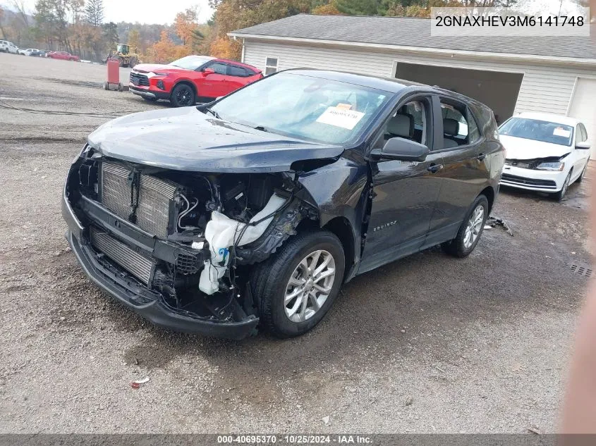 2021 Chevrolet Equinox Fwd Ls VIN: 2GNAXHEV3M6141748 Lot: 40695370