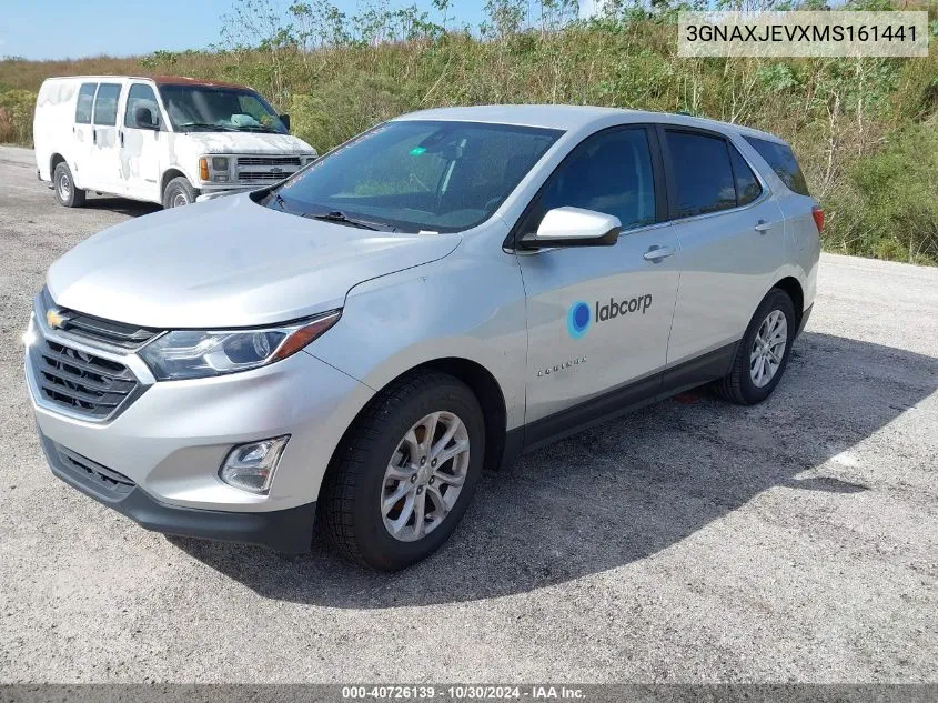 2021 Chevrolet Equinox Fwd 2Fl VIN: 3GNAXJEVXMS161441 Lot: 40726139