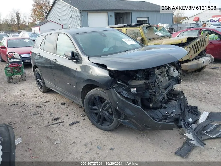 2021 Chevrolet Equinox Fwd Lt VIN: 2GNAXKEV8M6121508 Lot: 40727301