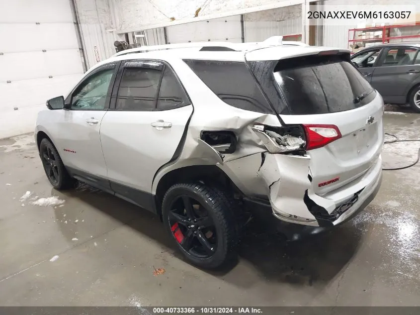 2021 Chevrolet Equinox Awd Premier VIN: 2GNAXXEV6M6163057 Lot: 40733366