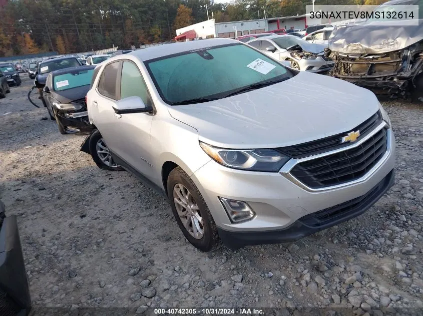 2021 Chevrolet Equinox Awd 2Fl VIN: 3GNAXTEV8MS132614 Lot: 40742305