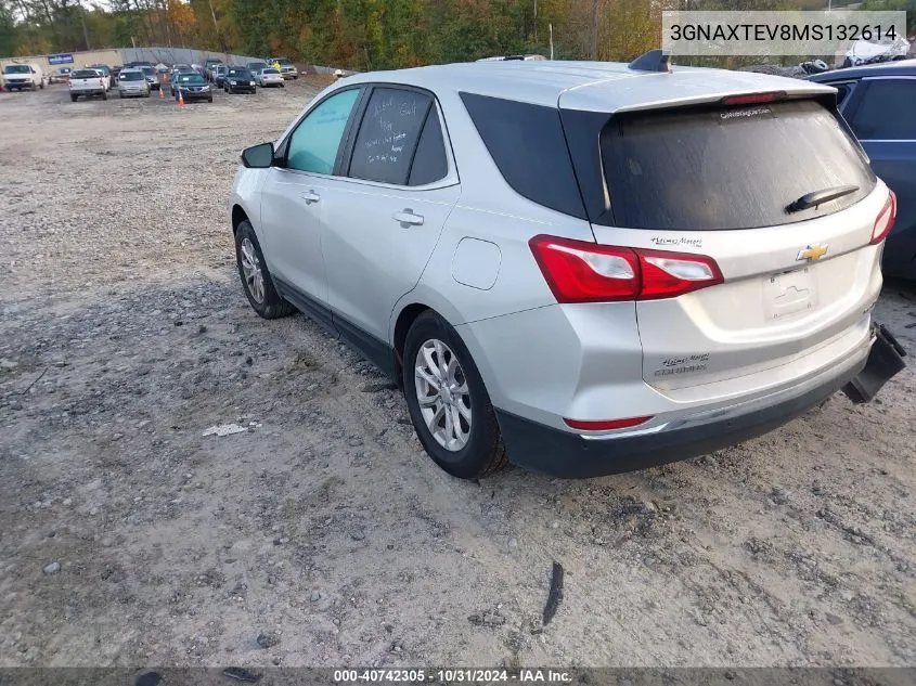 2021 Chevrolet Equinox Awd 2Fl VIN: 3GNAXTEV8MS132614 Lot: 40742305