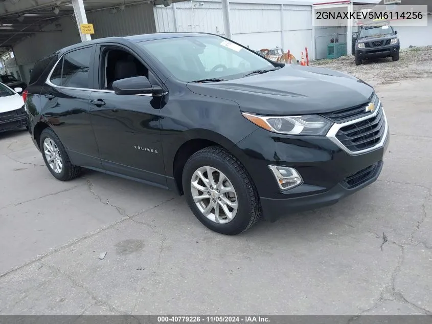 2021 Chevrolet Equinox Fwd Lt VIN: 2GNAXKEV5M6114256 Lot: 40779226