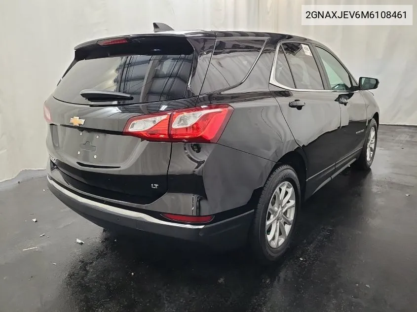 2021 Chevrolet Equinox Lt VIN: 2GNAXJEV6M6108461 Lot: 40793706