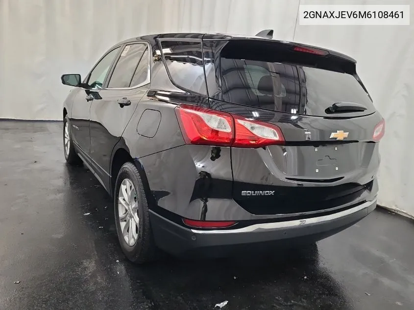 2021 Chevrolet Equinox Lt VIN: 2GNAXJEV6M6108461 Lot: 40793706