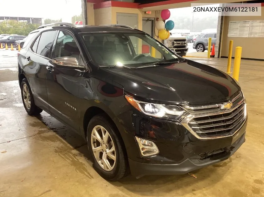 2021 Chevrolet Equinox Premier VIN: 2GNAXXEV0M6122181 Lot: 40794216