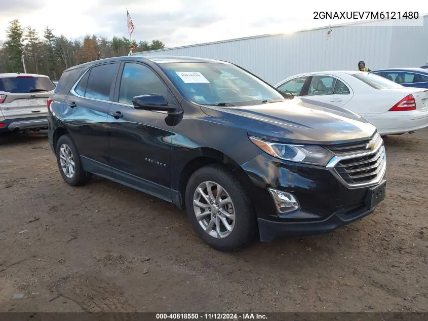 2021 Chevrolet Equinox Awd Lt VIN: 2GNAXUEV7M6121480 Lot: 40818550