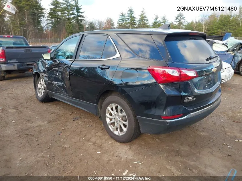 2021 Chevrolet Equinox Awd Lt VIN: 2GNAXUEV7M6121480 Lot: 40818550