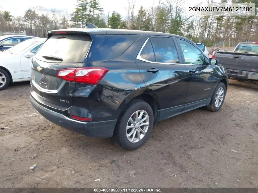 2021 Chevrolet Equinox Awd Lt VIN: 2GNAXUEV7M6121480 Lot: 40818550