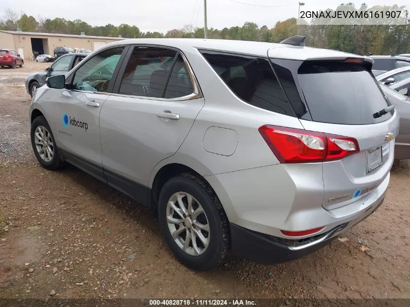 2021 Chevrolet Equinox Fwd 2Fl VIN: 2GNAXJEVXM6161907 Lot: 40828718