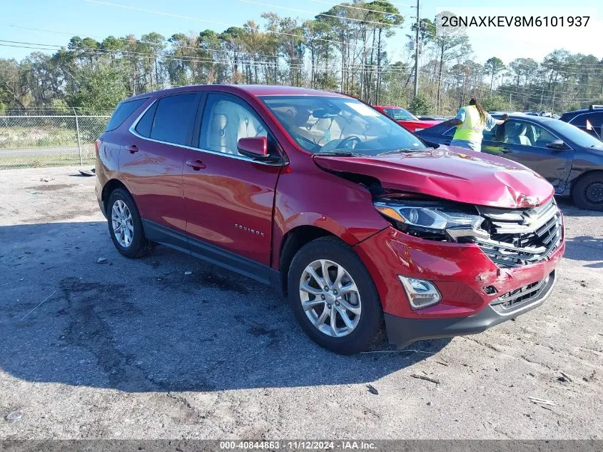 2021 Chevrolet Equinox Fwd Lt VIN: 2GNAXKEV8M6101937 Lot: 40844863