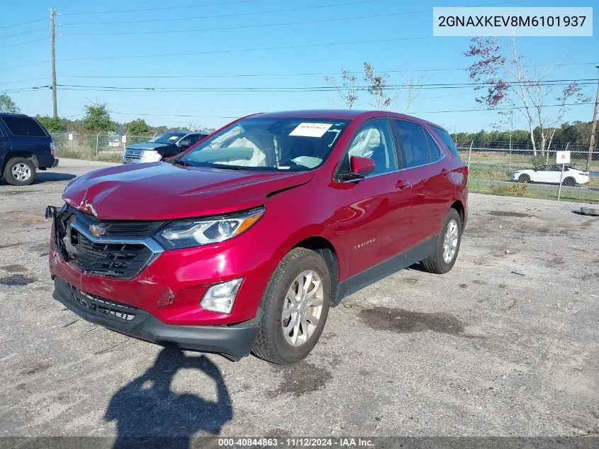 2021 Chevrolet Equinox Fwd Lt VIN: 2GNAXKEV8M6101937 Lot: 40844863