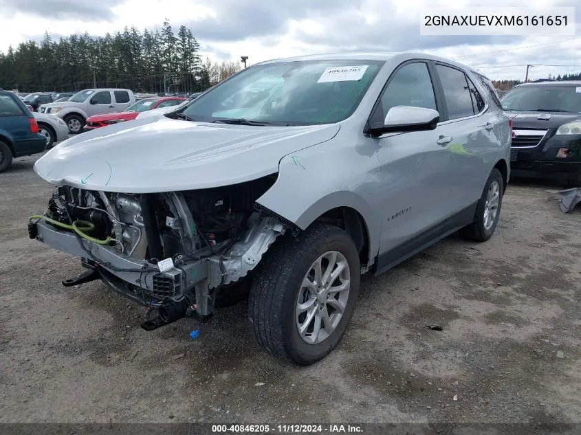 2021 Chevrolet Equinox Awd Lt VIN: 2GNAXUEVXM6161651 Lot: 40846205