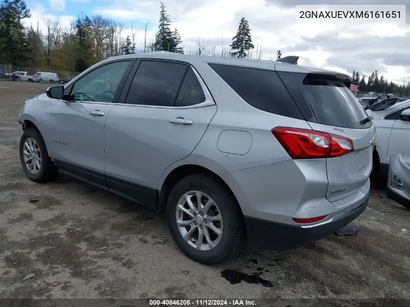 2021 Chevrolet Equinox Awd Lt VIN: 2GNAXUEVXM6161651 Lot: 40846205