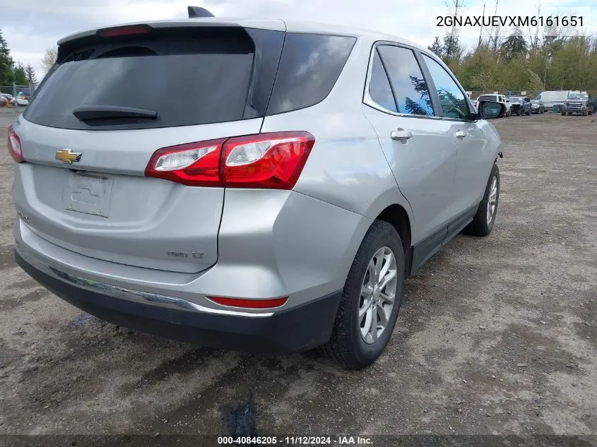 2021 Chevrolet Equinox Awd Lt VIN: 2GNAXUEVXM6161651 Lot: 40846205