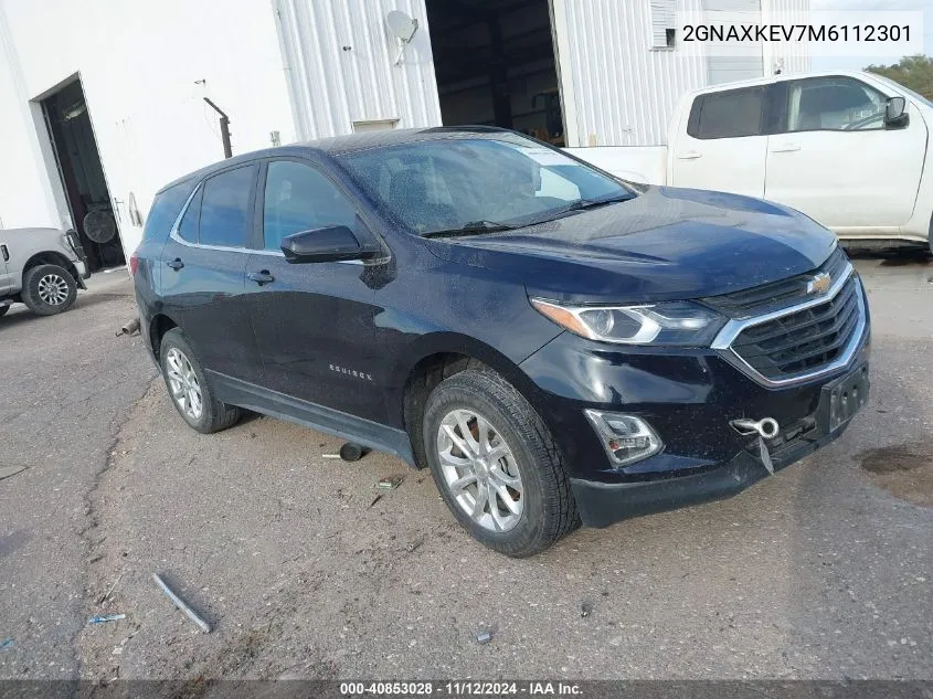 2021 Chevrolet Equinox Fwd Lt VIN: 2GNAXKEV7M6112301 Lot: 40853028