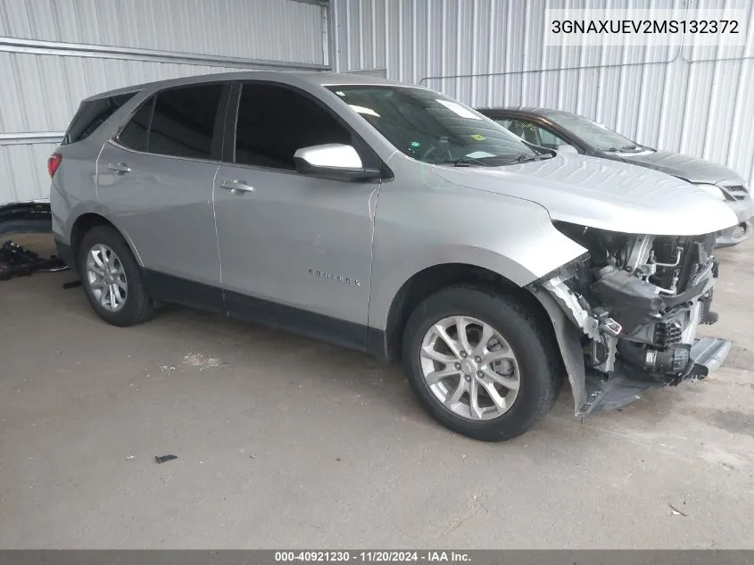 2021 Chevrolet Equinox Awd Lt VIN: 3GNAXUEV2MS132372 Lot: 40921230