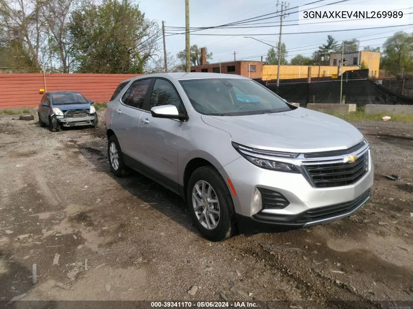 3GNAXKEV4NL269989 2022 Chevrolet Equinox Fwd Lt