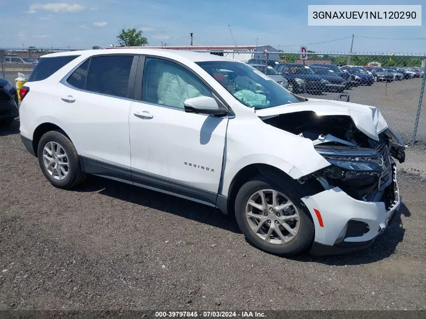 2022 Chevrolet Equinox Awd Lt VIN: 3GNAXUEV1NL120290 Lot: 39797845